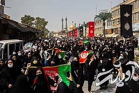 تجمع خودجوش زنان افغانستانی در میدان آستانه قم